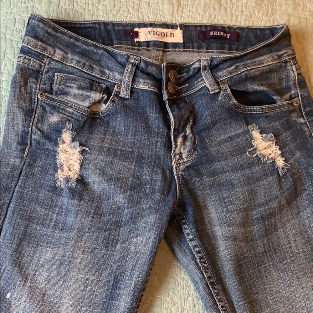 Distressed Skinny Jeans